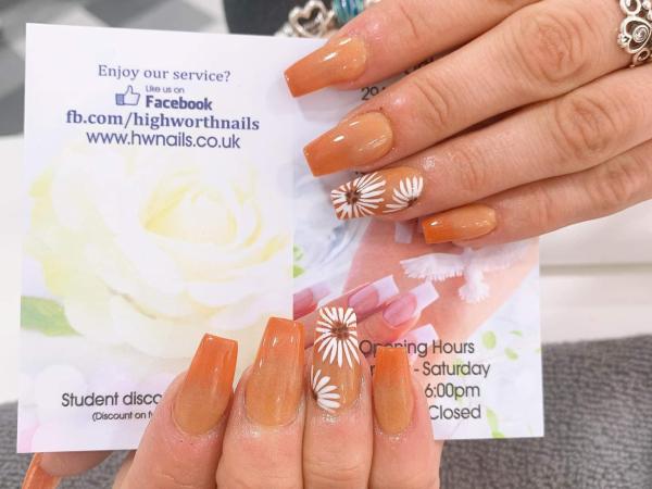 F/S acrylic + gel colour